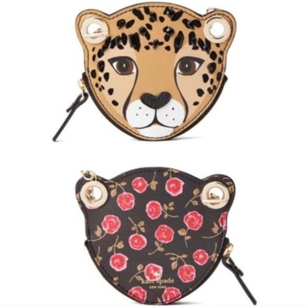 Kate Spade Run Wild Leopard Coin Purse